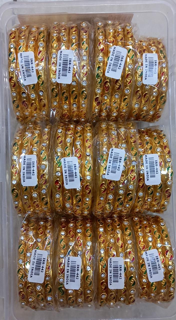 بناجير ذهبي علبة شفاف   IRR-442
